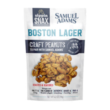 Load image into Gallery viewer, SIPPIN SNAX Samuel Adams Boston Lager Craft Peanuts 4.2 oz CASE (12 Ct)
