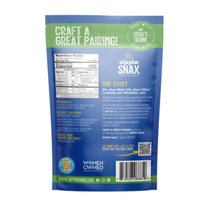 SIPPIN SNAX Lager N Lime Craft Peanuts 4.2 oz CASE (12 Ct)